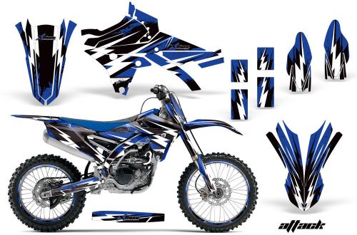 Amr racing yamaha yz 250/450f graphics # plate kit mx bike decal 14-16 attack u