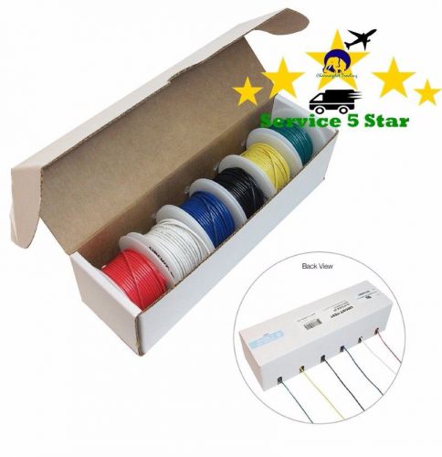Circuit-test 22awg hook up wire kit stranded - assorted colors (10-ht22k6-25)usa