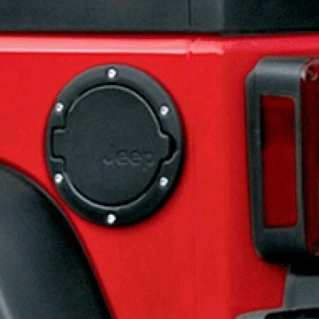 07-14 jeep wrangler jk 2 door satin black fuel filler door 82210285ab 
