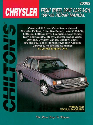 Chilton 20382 repair / service manual