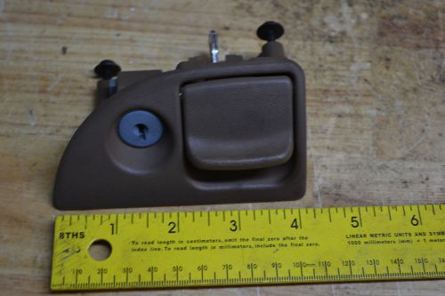 92-99 pontiac bonneville - glove box latch handle tan oak brown oem