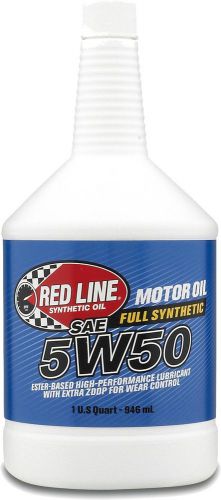 Red line 5w50 motor oil 1 qt
