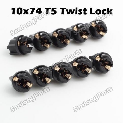 10 t5 twist socket instrument panel cluster plug dash light bulb 58 70 73 74