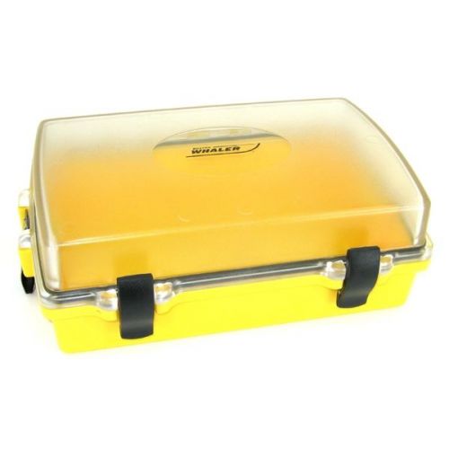 Boston whaler yellow/clear waterproof utility locker box