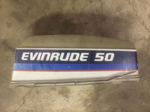 1975 evinrude 50hp outboard engine cover cowl 0279751 0279789 obsolete