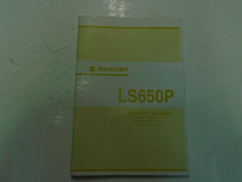 2003 suzuki ls650p owners manual minor wear factory oem book 03 deal ***