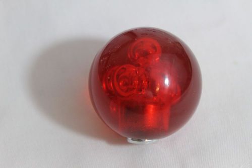 Red acrylic shift knob handle accessory willys mopar chrysler plymouth ford