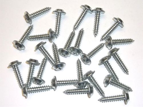 Mg bright zinc trim screws- qty.25- #8 x 3/4&#034; phillips flat top screws-#217