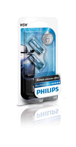 2x philips 12961bvb2 blue vision ultra w5w xenon ultimate effect