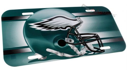 New!! philadelphia eagles football nfl license plate plastic car truck front tag