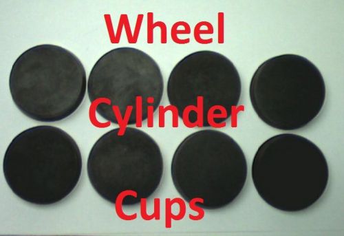 Set of 8 wheel cylinder cups 7/8&#034; good for any type of brake fluid!!