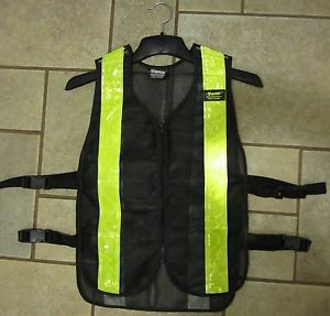 Reflective vest for motorcyclists