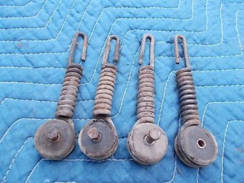 Lancia flaminia lot of four used original coiled exhaust hangers