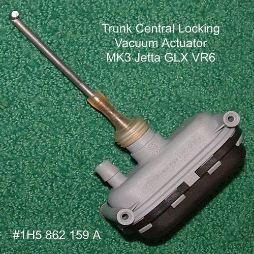 Vw mk3 jetta trunk central locking vacuum actuator 1993-1998 1h5862159a