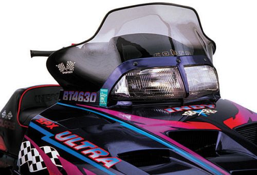 Powermadd - 11430 - cobra windshield, 13.5in. - tint/black accent graphics