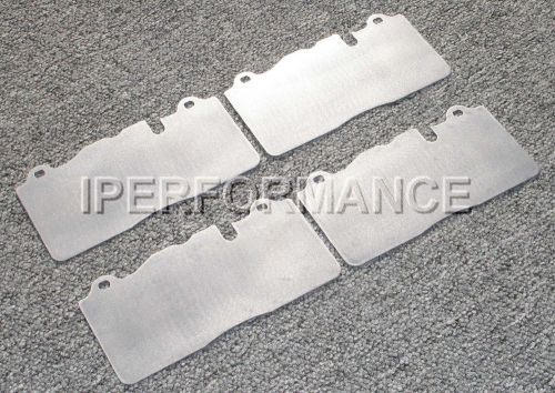 Titanium brake pad shim heat shield set; mclaren mp4-12c &amp; 650s ceramic front