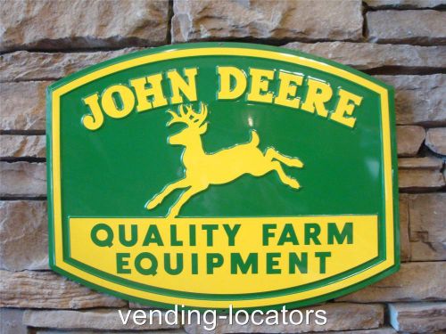 John deere tractor metal farm equipment vintage style mower implements tractors