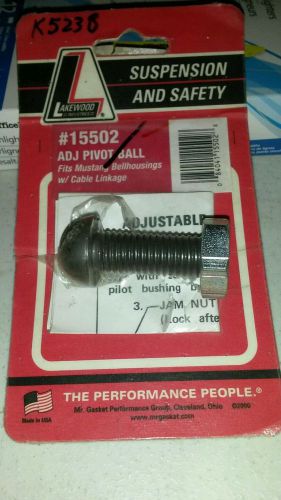 Lakewood 15502 adjustable clutch pivot ball for various ford 1.400 in.l. 1/2-13