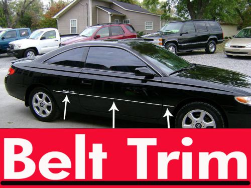 Toyota solara chrome belt trim 1998 99 00 01 02 2003