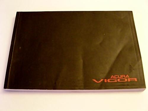 1993 acura vigor owners manual