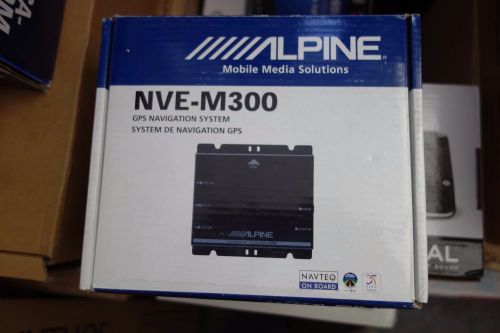 Alpine gps navigation system nve-m300 new in box