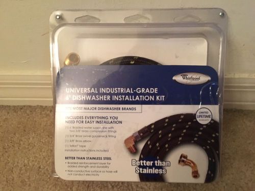 Brand new!!!!!!   dishwater installation kit/ 6&#039; industrial grade