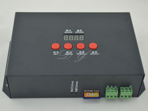 T-1000stand sd card led pixel controller,2012 new version;ac110v/220v input