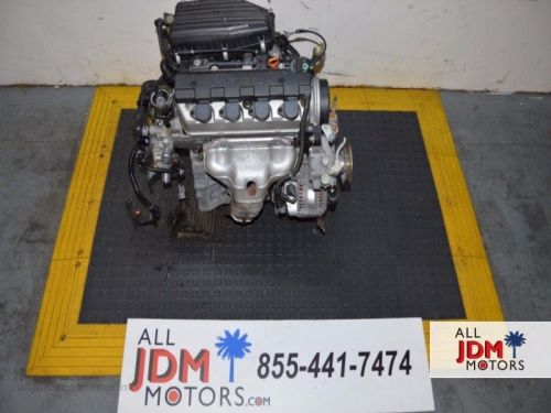 Honda civic ex hx motor jdm d17a sohc vtec 1.7l honda 4cylengine 01 02 03 04 05