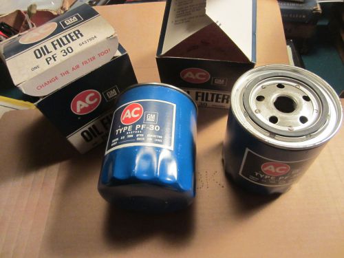 59 60 61 62 63 64 65 66 67 68 69 70 - 78 cadillac olds ac pf30 oil filters (2)