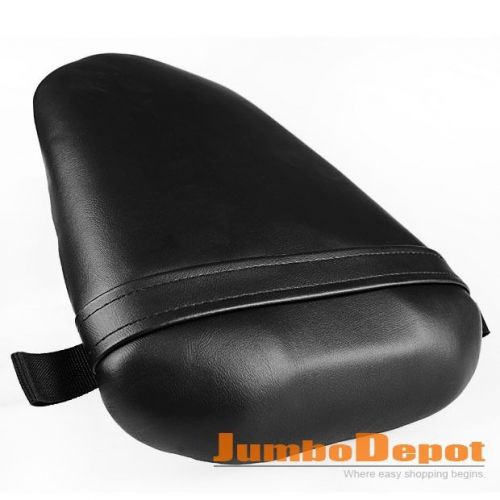 Black leather rear pillion passenger seat cushion for 07-08 yamaha yzf r1 1000