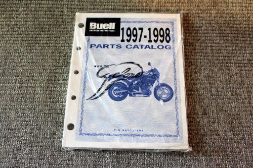 1997 - 1998 buell parts catalog m2 cyclone models  99572-98y  new in plastic