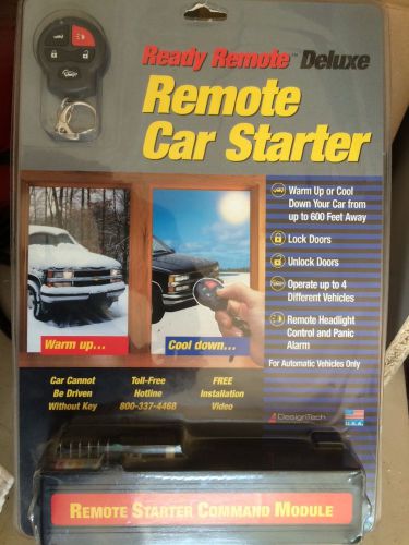 Remote car starter model 26724 - ready remote deluxe design tech -new in package