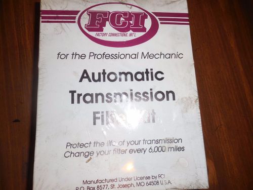 Fci gm automatic transmission filter kit nib at 758  atx 3 speed ford 1981-1994