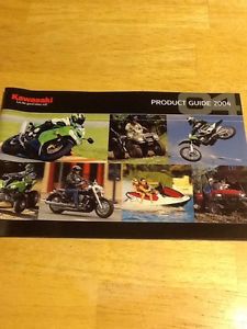 2004 kawasaki motorcycle quad jetski full line catalog brochure zx6r vulcan 1500