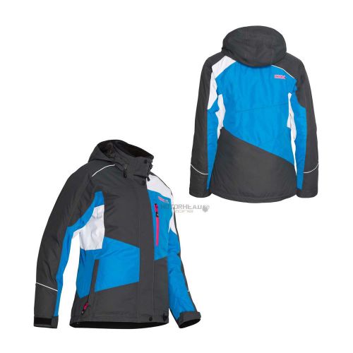 Snowmobile ckx delight jacket charcoal/blue women xlarge snow winter coat