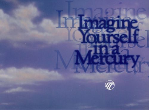 1997 mercury full line  brochure cougar villager sable mystique tracer marquis