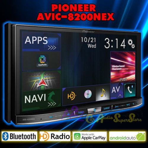 Pioneer avic-8200nex flagship in-dash gps av receiver 7” wvga display carplay