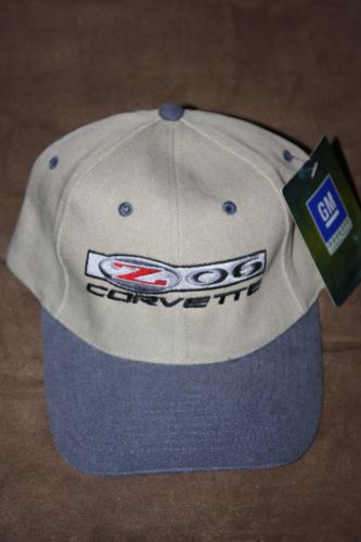 Corvette z06 khaki baseball cap trucker hat logo gm