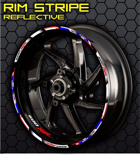Honda cbr 600 rr hrc 2003-2016 rim stripe reflective  wheel decal tape fireblade
