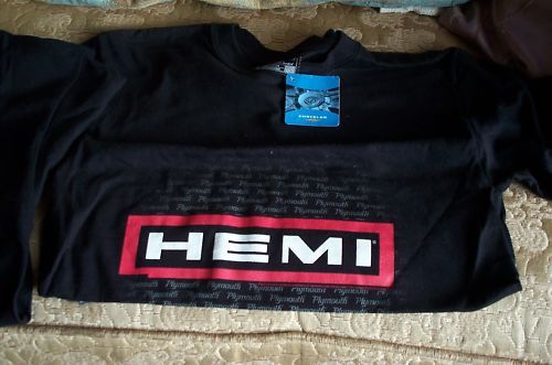 Plymouth hemi t-shirt chrysler licenced!  small only!!