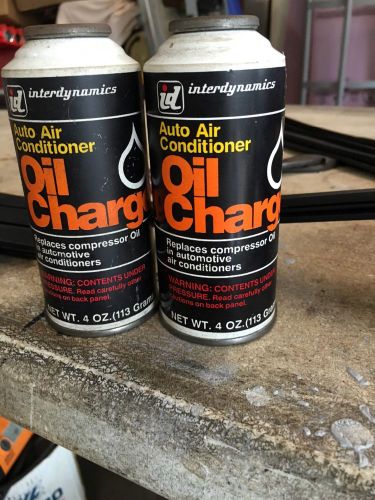 R-12 oil charge; 2 cans of the original oil;