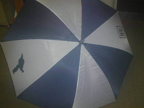 Rolls royce logo golf (large) umbrella, navy blue &amp; white