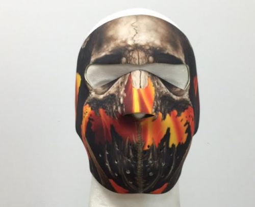 Ram from hell neoprene ski mask full motorcycle biker face mask reversible new