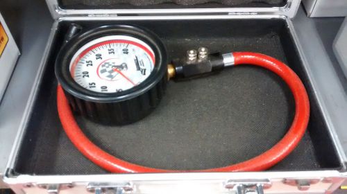 Longacre 0-40 psi magnum 3 1/2&#034; face tire pressure gauge part# lon 52011