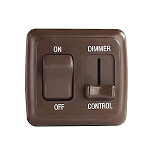 Jr products dimmer on/off switch black 12275