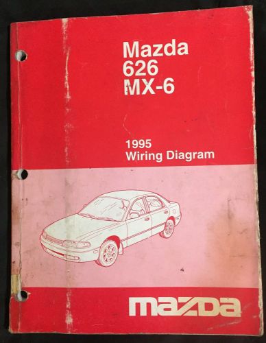 1995 mazda 626 mx-6 factory oem wiring diagram manual