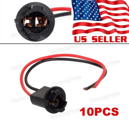 10pcs t10 harness plug connector wiring sockets pigtail 168 194 2825 175 w5w 921