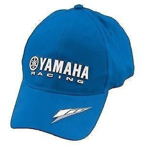 Yamaha hat crp-09yrc-bl-sm crp-09yrc-bl-lg hat blue racing logo hat cap