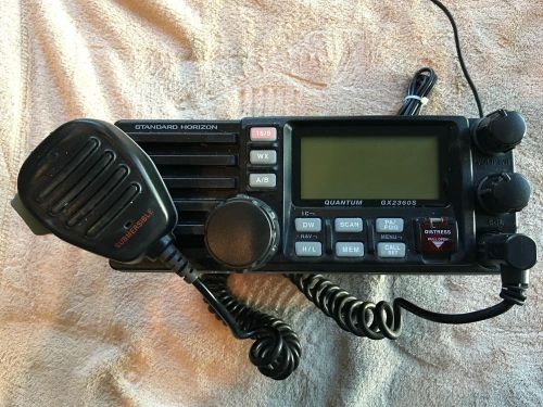 Standard horizon quantum gx2360s vhf radio w/ gps