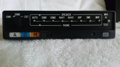 King kma 20 audio panel with marker,puo; s/n 3848; yellow tagged; s/n 066-102403
